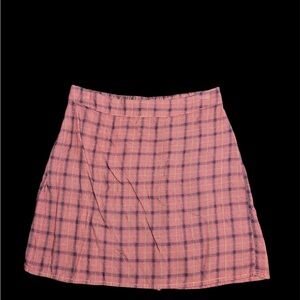 American Eagle Outfitters Red Mini A-Line Skirt